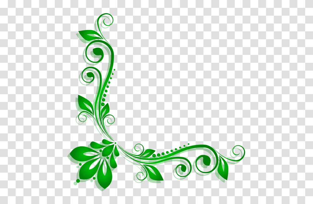 Scroll Clipart Flower Scroll Flower Free For Download, Floral Design, Pattern, Green Transparent Png