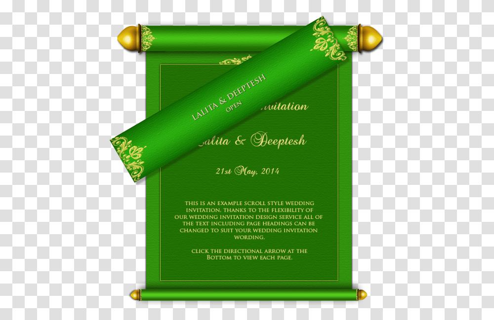 Scroll Clipart Wedding Indian Wedding Invitation Card Design Scroll, Plant, Paper, Incense Transparent Png