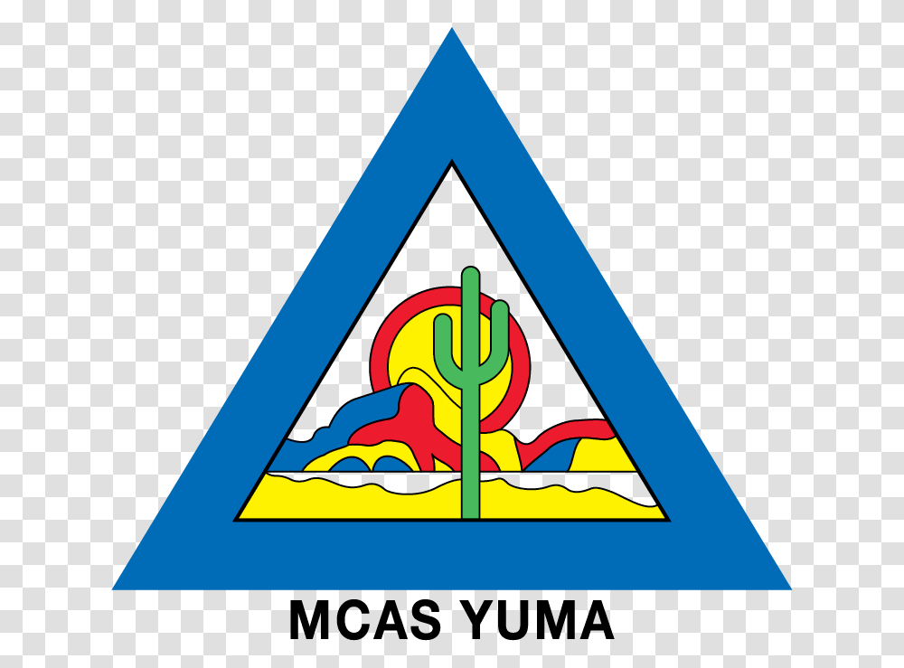 Scroll Down And Select Crest Mcas Yuma, Triangle, Logo, Trademark Transparent Png