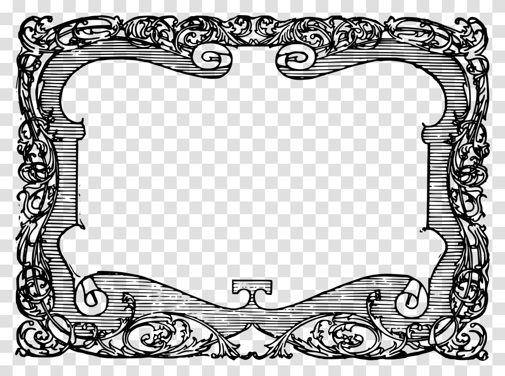 Scroll Frame Borda De Quadro, Gray, World Of Warcraft Transparent Png