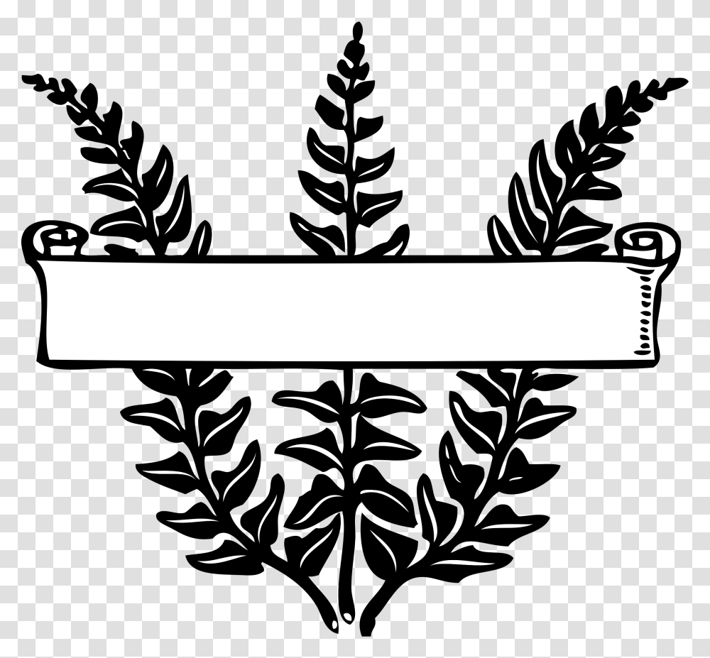 Scroll Over Ferns Clip Arts Clip Art The End, Tree, Plant, Bowl Transparent Png