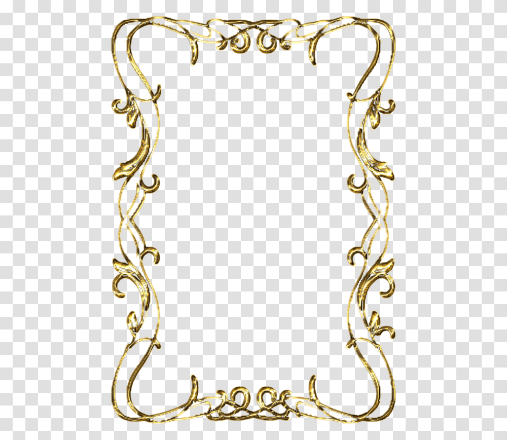Scroll Work Gold Picture Frame Background, Accessories, Accessory, Necklace, Jewelry Transparent Png