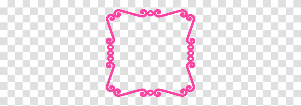 Scrolly Frame Pink Clip Art, Accessories, Accessory, Jewelry, Collar Transparent Png