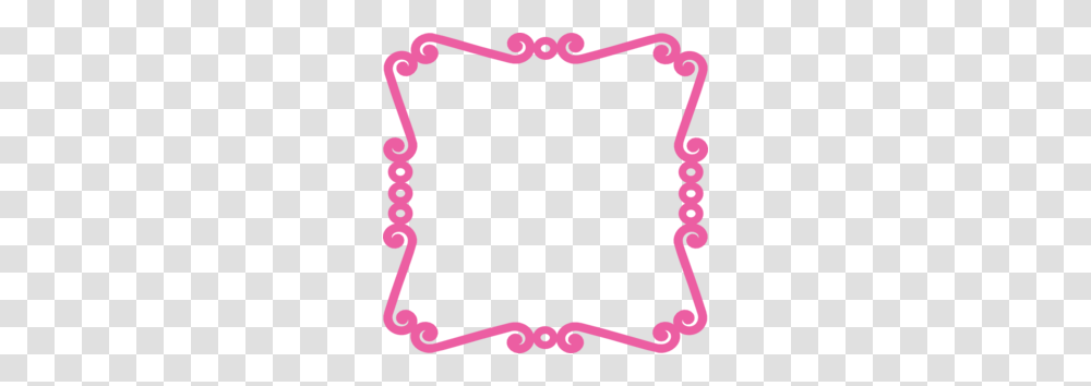 Scrolly Frame Pink Clip Art, Accessories, Accessory, Jewelry, Collar Transparent Png