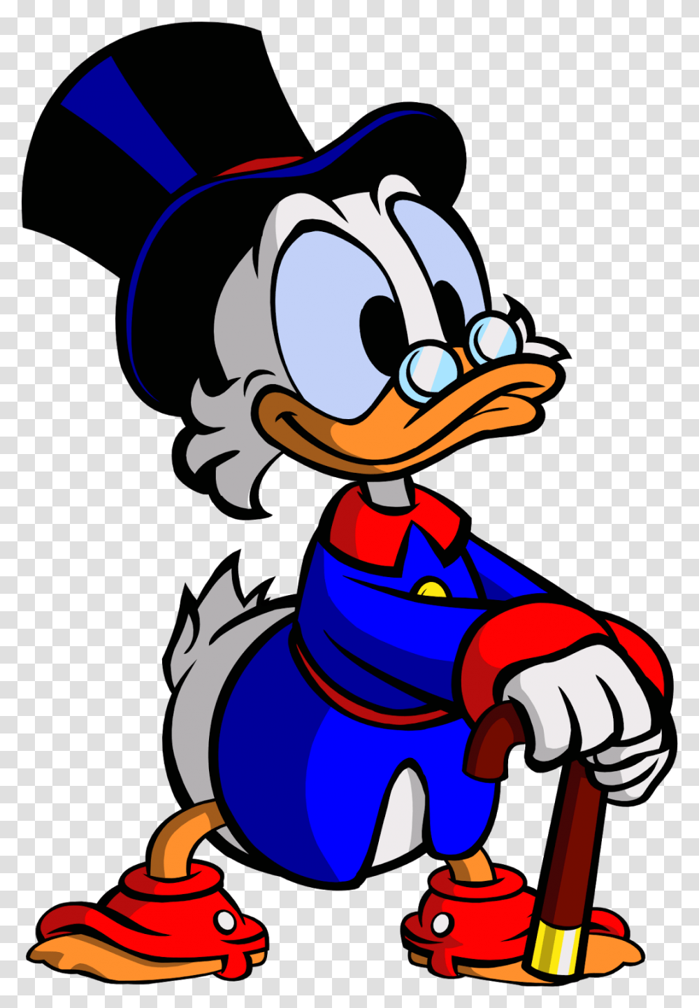 Scrooge Mcduck Duck Tales, Super Mario, Poster Transparent Png