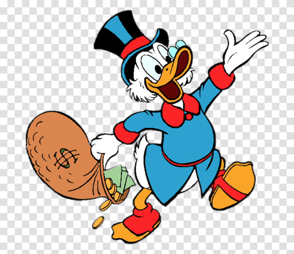 Scrooge Mcduck Money Bag Hd Scrooge Mcduck, Leisure Activities, Performer, Costume Transparent Png