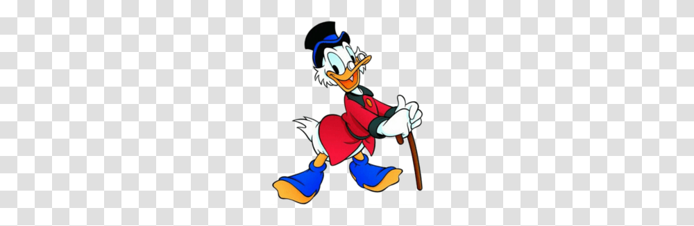 Scrooge Mcduck, Person, Human, People, Hand Transparent Png