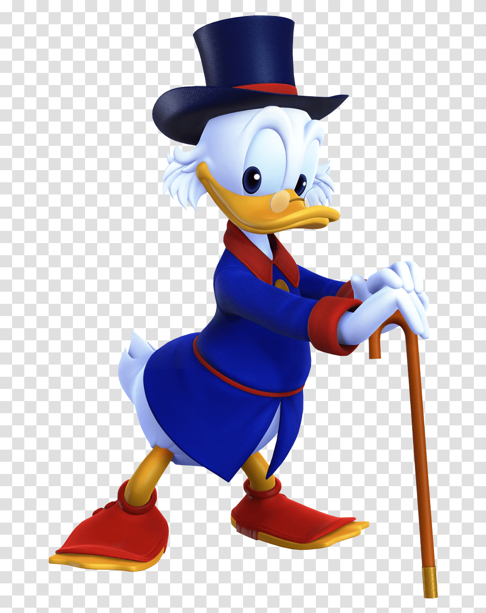 Scrooge Mcduck Scrooge Mcduck Kingdom Hearts, Toy, Mascot, Stick, Figurine Transparent Png