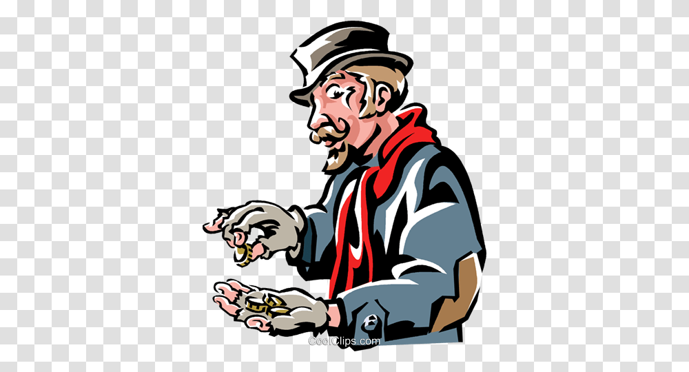 Scrooge Royalty Free Vector Clip Art Illustration, Person, Human, Performer, Hook Transparent Png