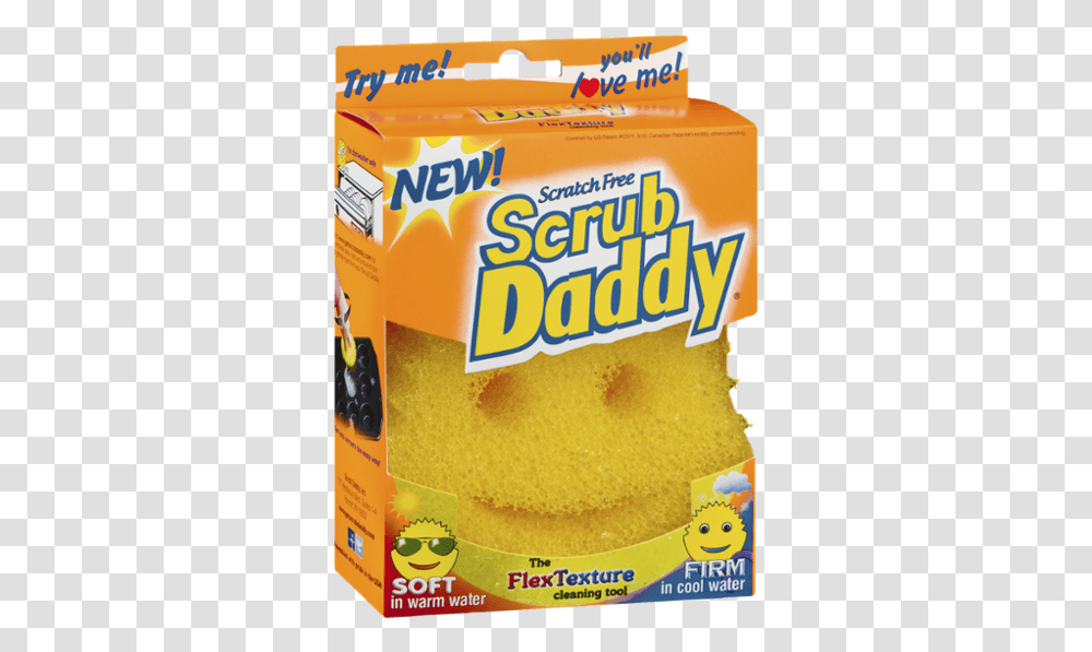 Scrub Daddy Sponge, Food, Sponge Animal, Invertebrate, Sea Life Transparent Png