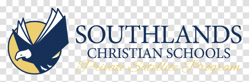 Scs Full Logo Eagle On Side Color Psp Southland Christian School Logo, Alphabet, Word Transparent Png