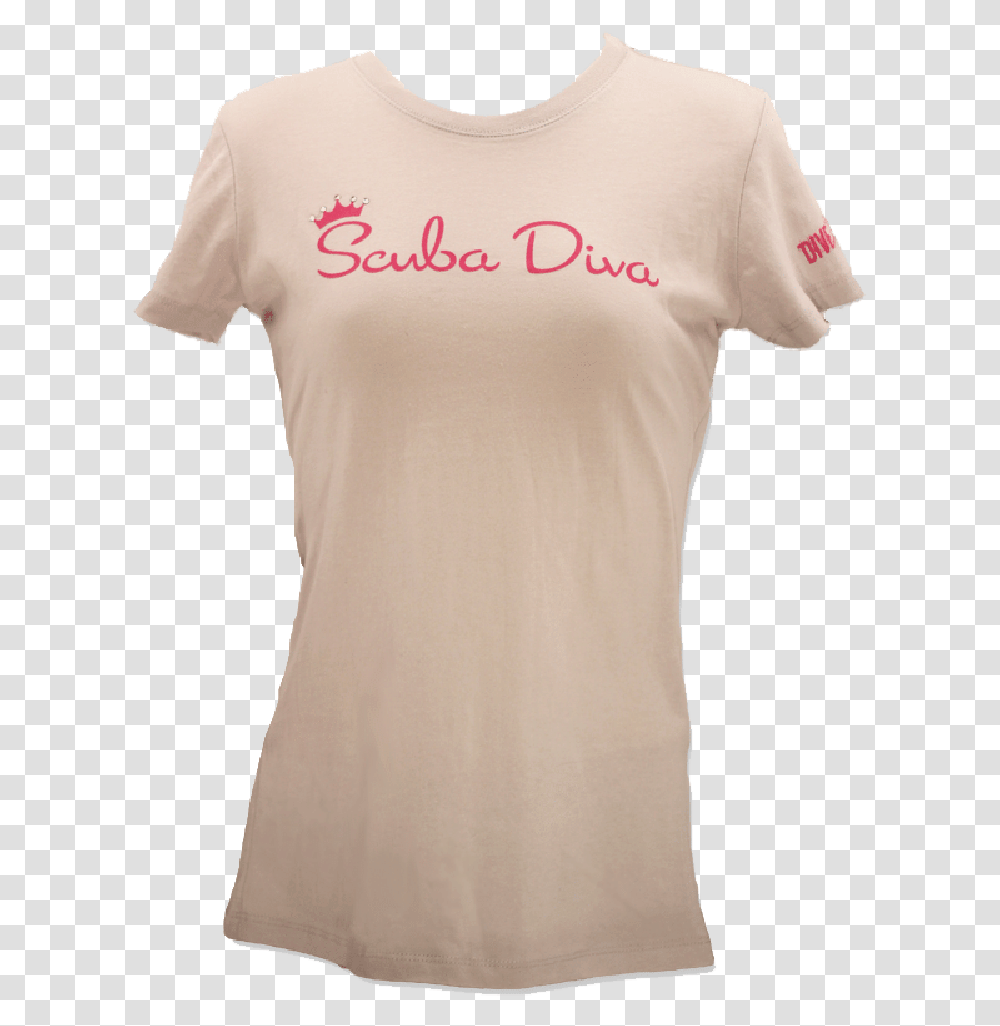 Scuba Diva Tee Active Shirt, Apparel, T-Shirt, Sleeve Transparent Png