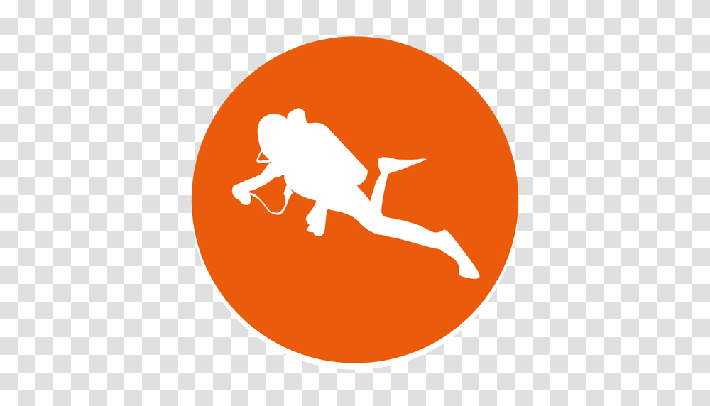 Scuba Diver Circle Icon, Animal, Cupid Transparent Png