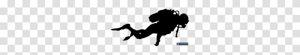 Scuba Diver Clipart, Silhouette, Stencil, Mammal, Animal Transparent Png