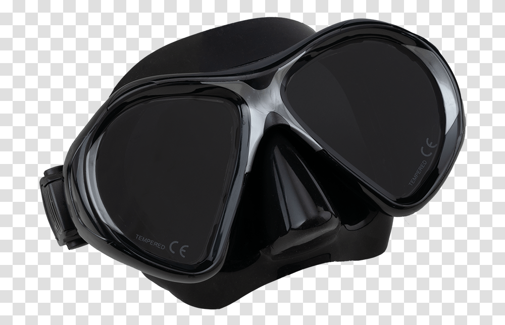 Scuba Force Vision Ii Mask Black Black Diving Mask, Goggles, Accessories, Accessory, Sunglasses Transparent Png