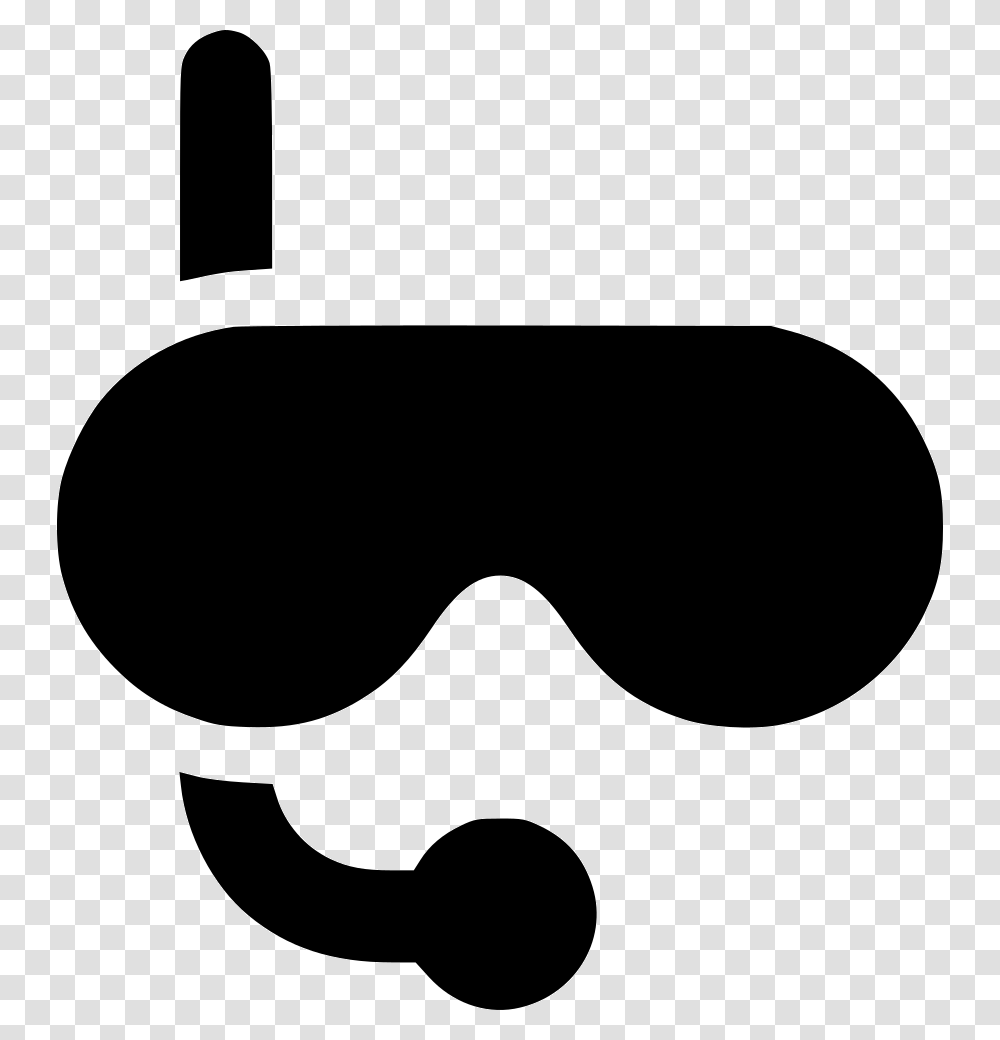 Scuba Gear Goggles Icon Free Download, Stencil, Mustache, Label Transparent Png