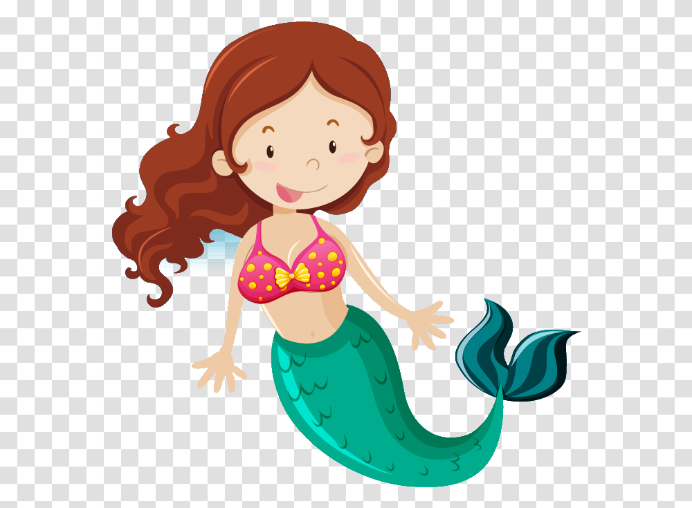 Scuba Mermaid Kids Birthday Party Kids Mermaid Clip Art Transparent Png