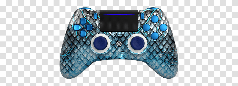 Scuf Impact Blue Dragon Game Controller, Electronics, Art, Screen, Monitor Transparent Png