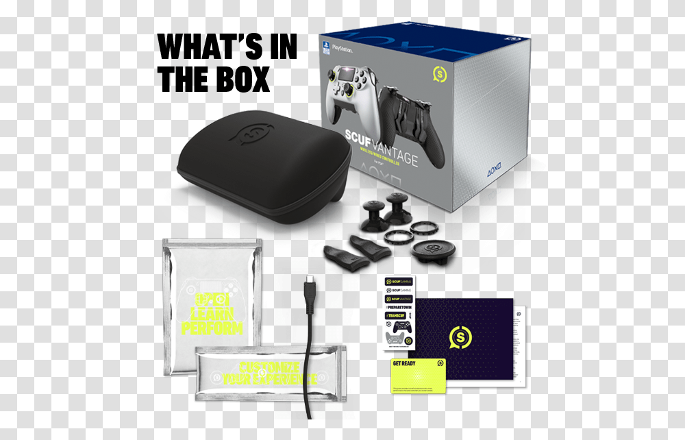 Scuf Vantage Ps4 Box, Adapter, Mouse, Hardware, Computer Transparent Png