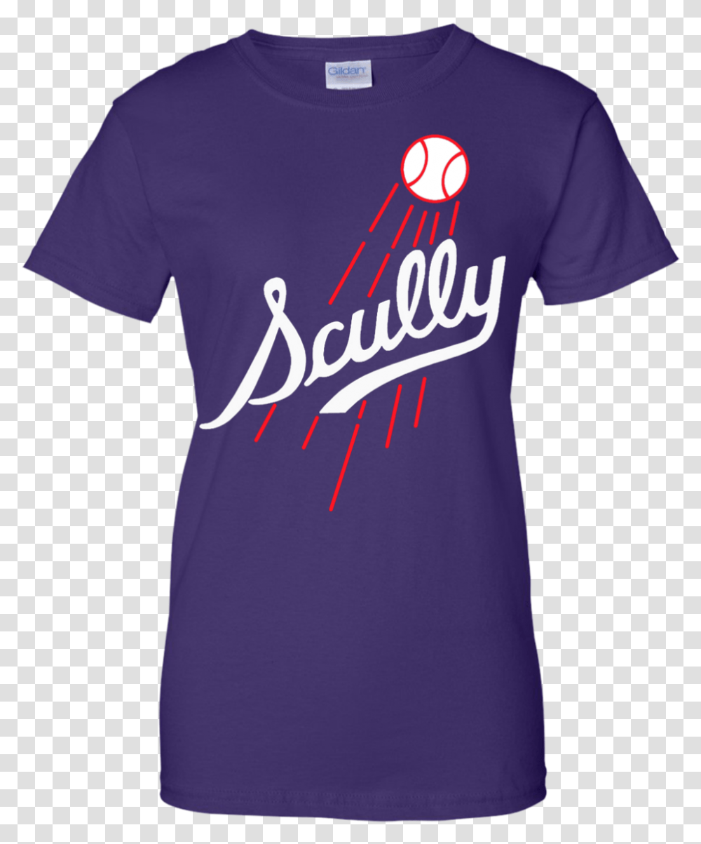 Scully In Los Angeles Dodgers Logo Style Shirt For Adult, Clothing, Apparel, T-Shirt, Sleeve Transparent Png