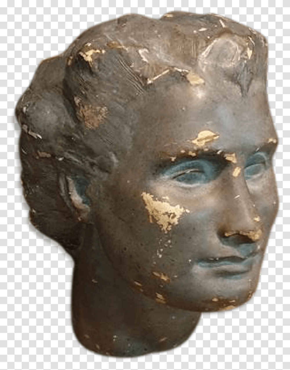Sculpture Woman's HeadSrc Https Bronze Sculpture, Painting, Face, Mineral Transparent Png
