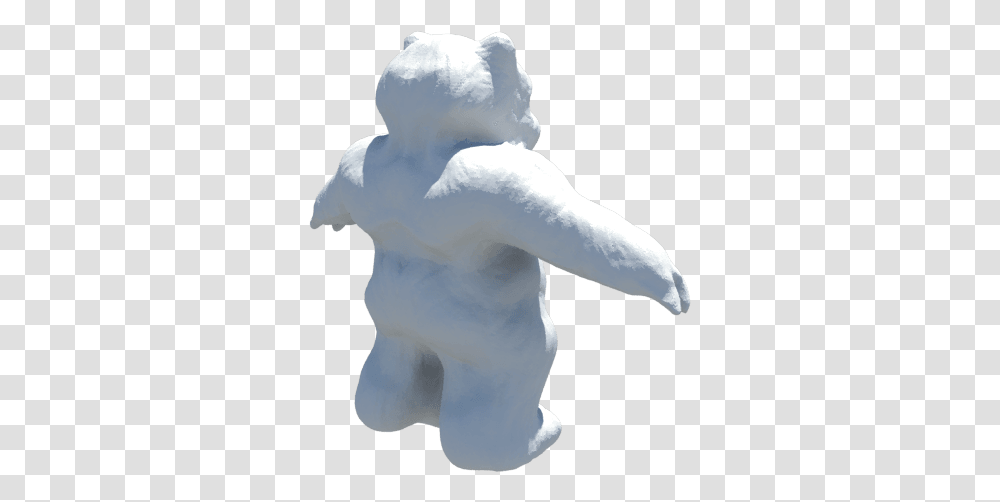 Scultping The Body Of Ewok Snow, Nature, Outdoors, Snowman, Winter Transparent Png