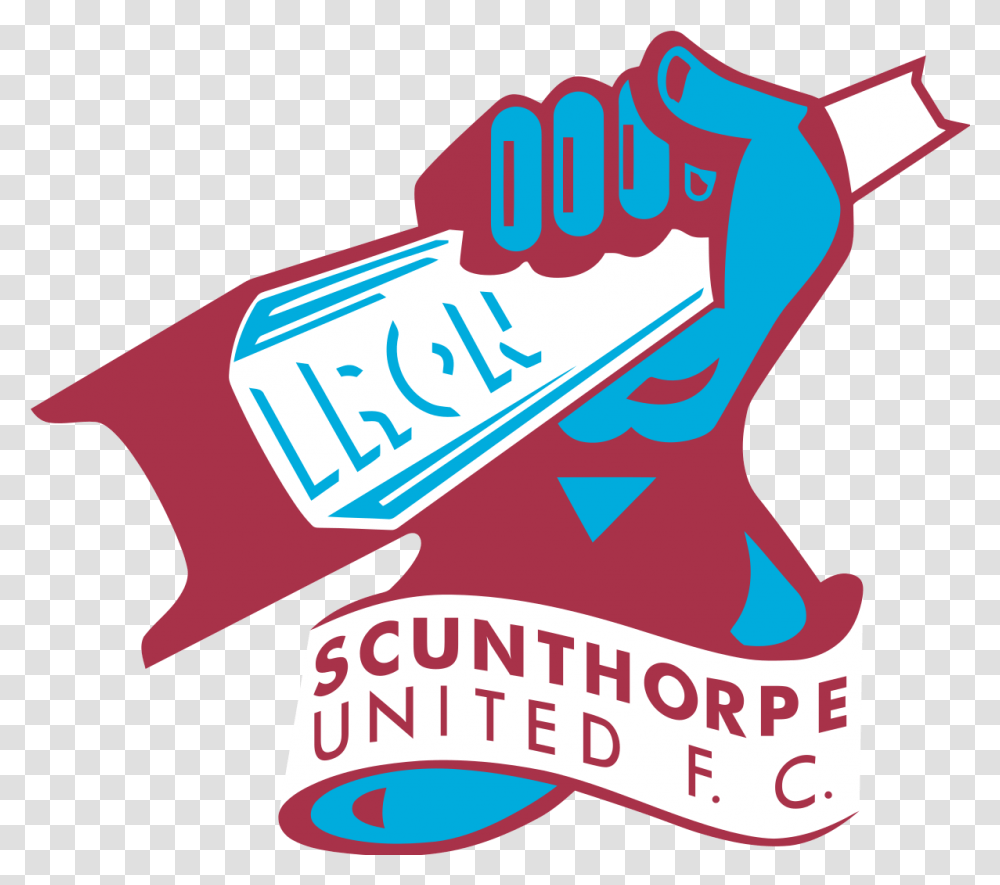 Scunthorpe United F Scunthorpe United Logo, Sweets, Food, Label, Text Transparent Png