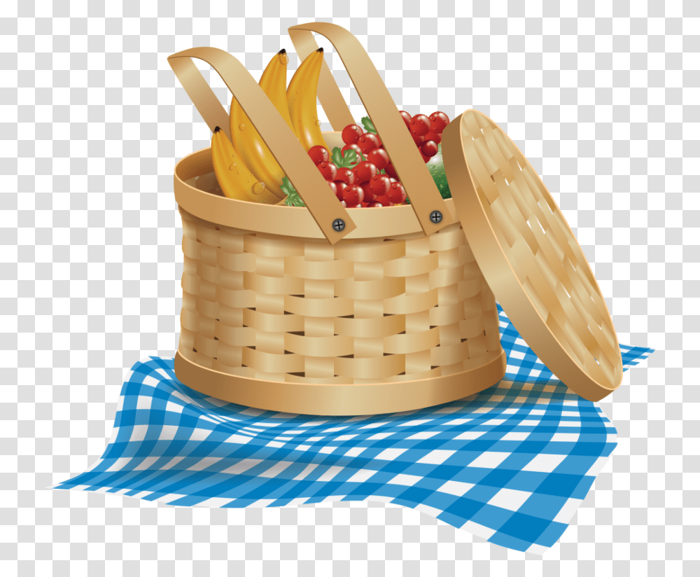 Scuttle Clipart Picnic Basket, Birthday Cake, Dessert, Food, Plant Transparent Png