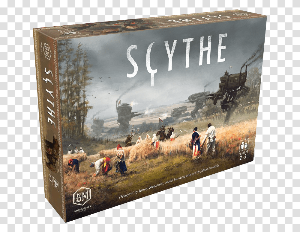 Scythe Board Game Box, Person, Human, Poster, Advertisement Transparent Png