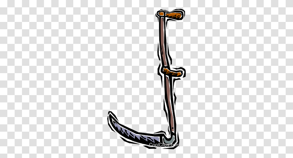 Scythe Royalty Free Vector Clip Art Illustration, Weapon, Weaponry, Spear, Emblem Transparent Png