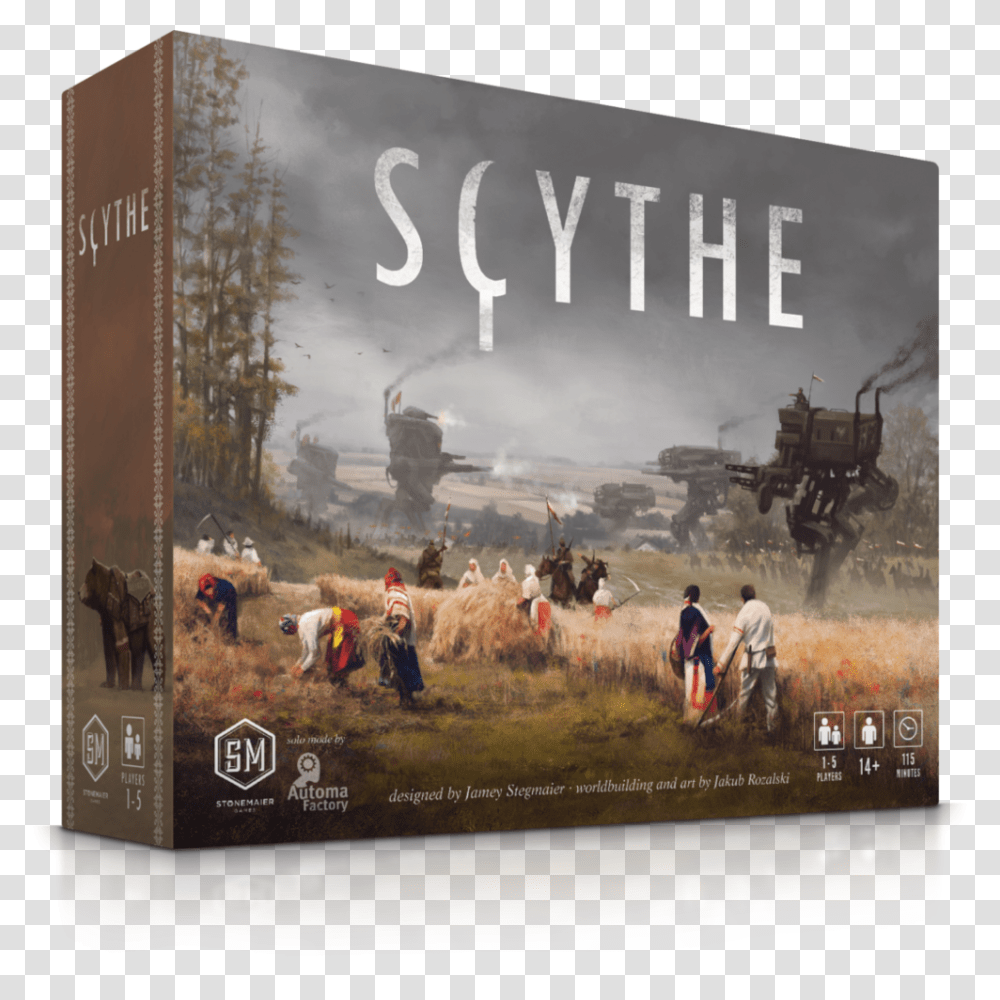 Scythe Scythe Game, Poster, Advertisement, Person Transparent Png