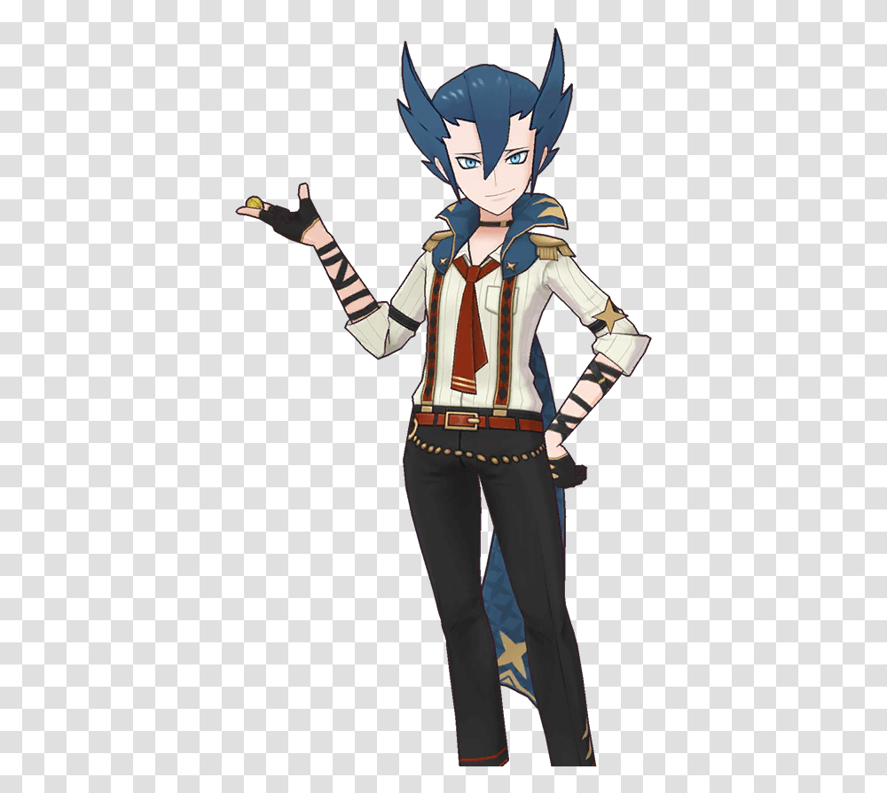 Scyther Stan Account Pokemon Masters Sygna Suit Grimsley, Clothing, Long Sleeve, Person, Costume Transparent Png