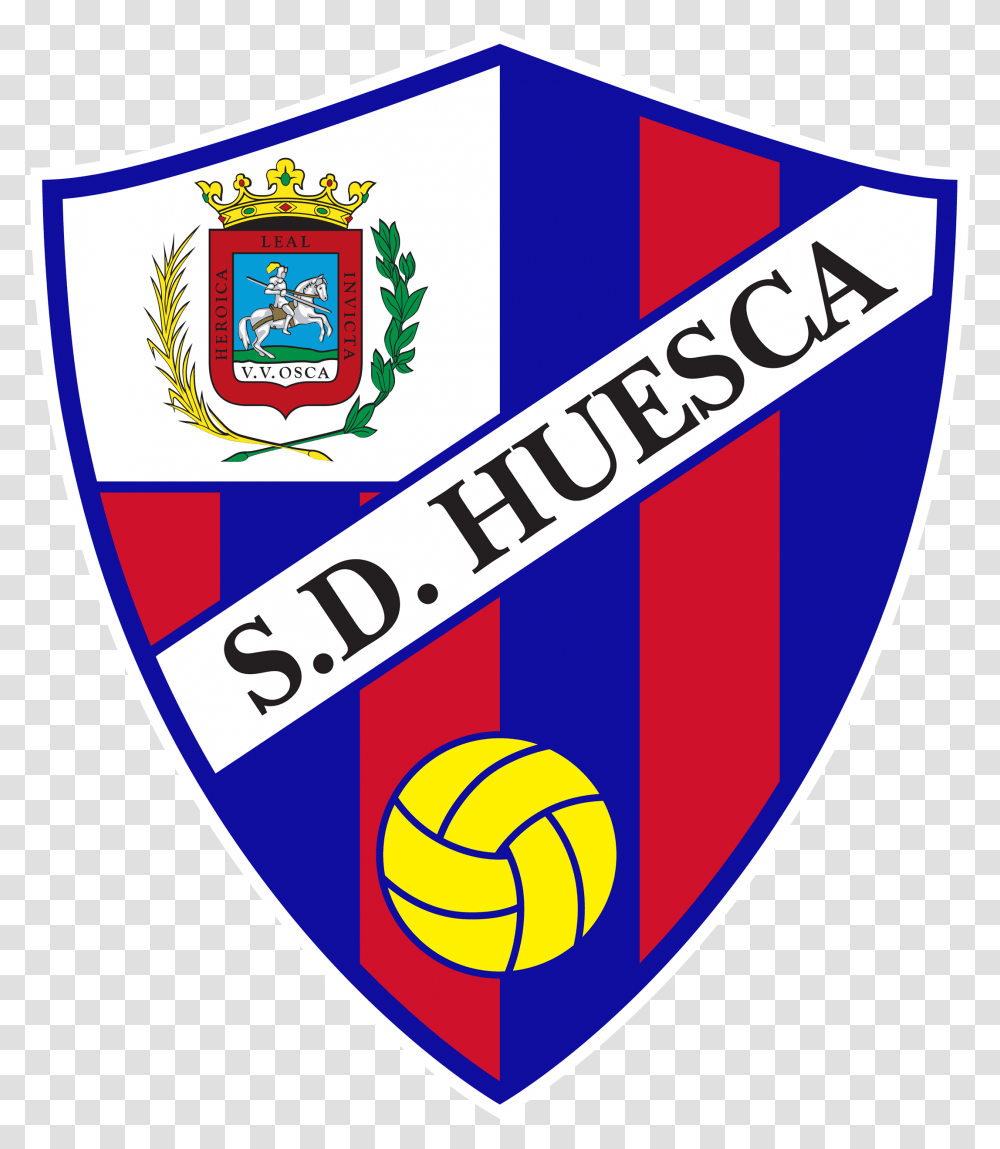 Sd Huesca Logo Football Logos Sd Huesca, Armor, Symbol, Trademark, Shield Transparent Png