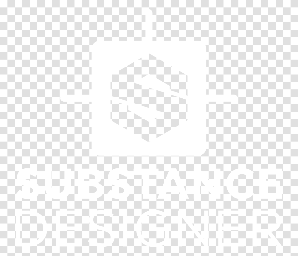 Sd White 4 Substance Designer Logo Black And White, Trademark, First Aid Transparent Png
