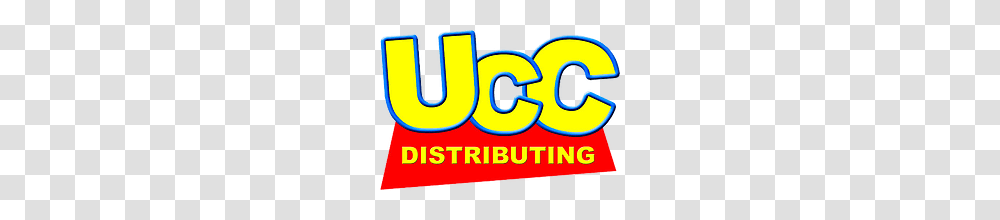 Sdcc Exclusive Ucc Distributing, Label, Logo Transparent Png