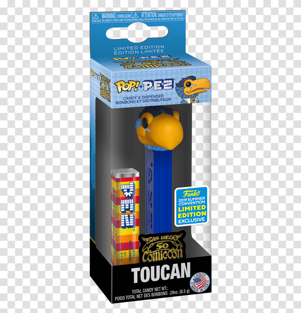 Sdcc Toucan Funko Pop, PEZ Dispenser, Bird, Animal Transparent Png