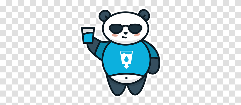 Sdg Pandas Undp Cartoon Drink Water Gif, Astronaut, Robot, Mascot Transparent Png
