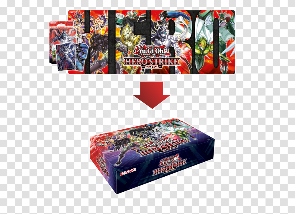 Sdhse Combo Hero Strike Elite Structure Deck, Poster, Advertisement, Box, Paper Transparent Png