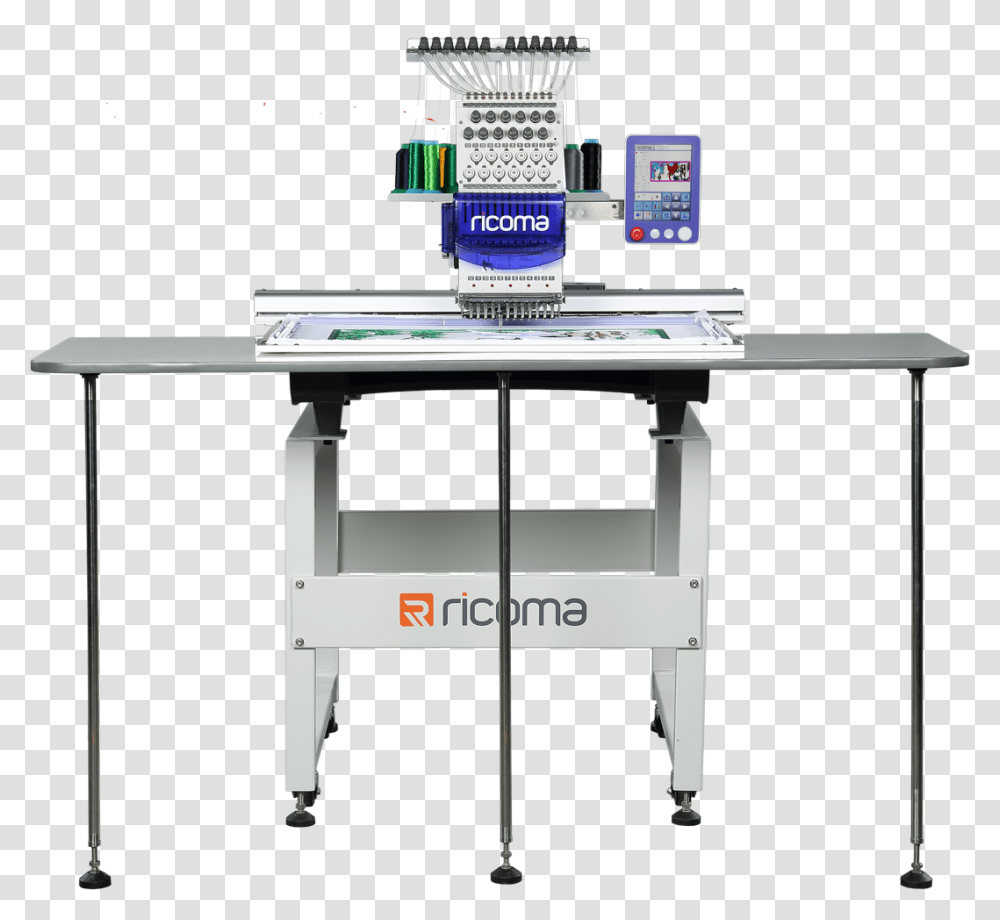 Sdw 1501 Embroidery Machine Ricoma Swd, Desk, Table, Furniture, Tabletop Transparent Png