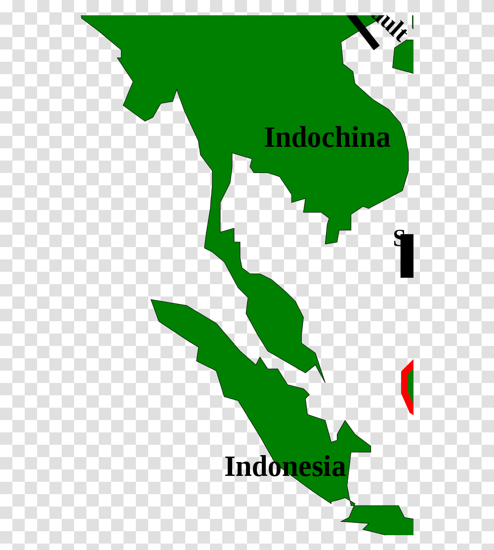 Se Asia Map With Borneo Highlighted Vietnam Hardiness Zone, Land, Outdoors, Nature Transparent Png