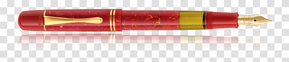 Se M101n Bright Red Fountain Pen M Pelikan M101n Bright Red, Bomb, Weapon, Weaponry Transparent Png