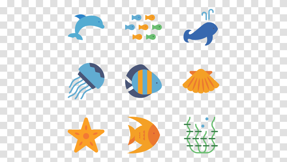 Sea Animals Icon, Poster, Advertisement Transparent Png