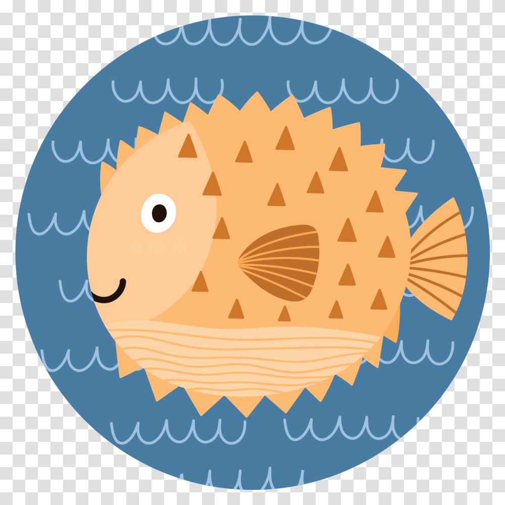 Sea Cartoon Cute Big Fish, Sea Life, Animal, Food, Outdoors Transparent Png