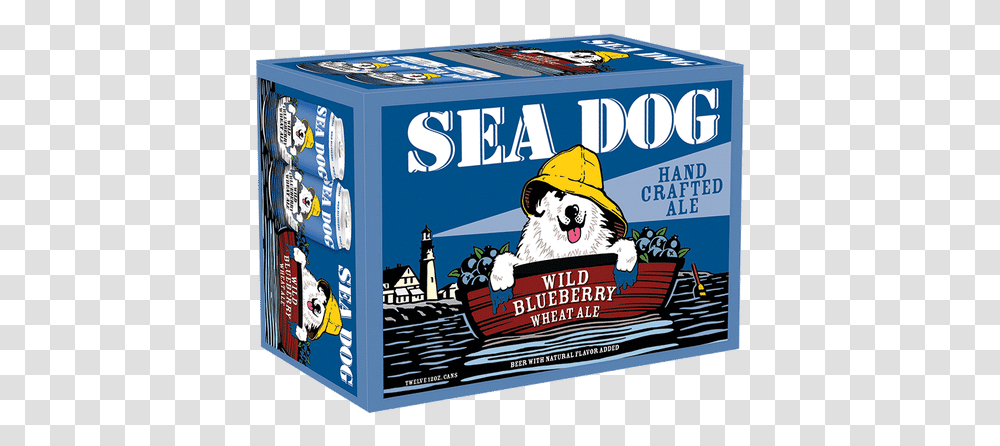 Sea Dog Blue Paw Wheat Ale Sea Dog Wild Blueberry, Label, Outdoors, Nature Transparent Png
