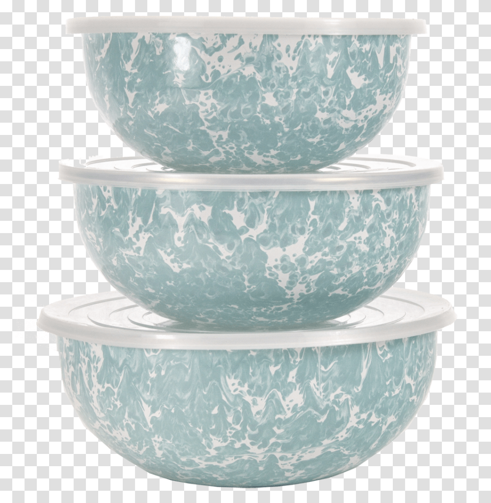 Sea Glass Swirl Pattern Mixing Bowl, Wedding Cake, Dessert, Food, Porcelain Transparent Png