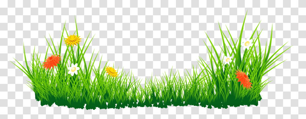 Sea Grass Clipart Grass Border, Plant, Green, Leaf, Vegetation Transparent Png