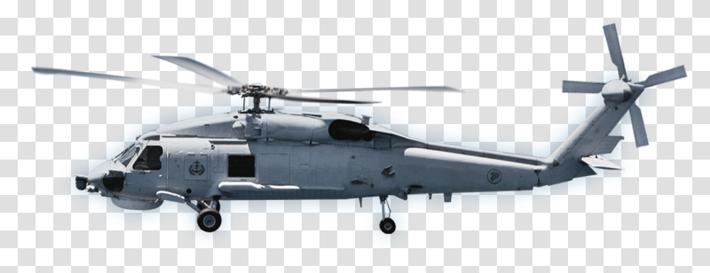 Sea Hawk Helicopter Side View, Aircraft, Vehicle, Transportation, Airplane Transparent Png