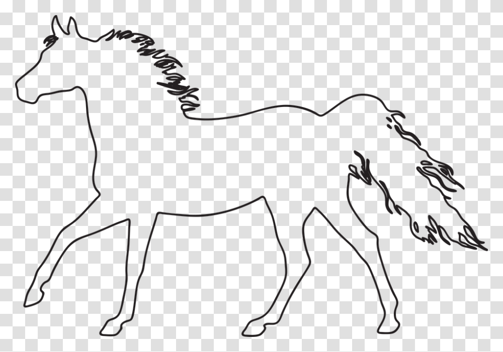 Sea Horse Outline 9 Buy Clip Art Dibujo De Un Caballo Para Colorear, Mammal, Animal, Silhouette, Wolf Transparent Png