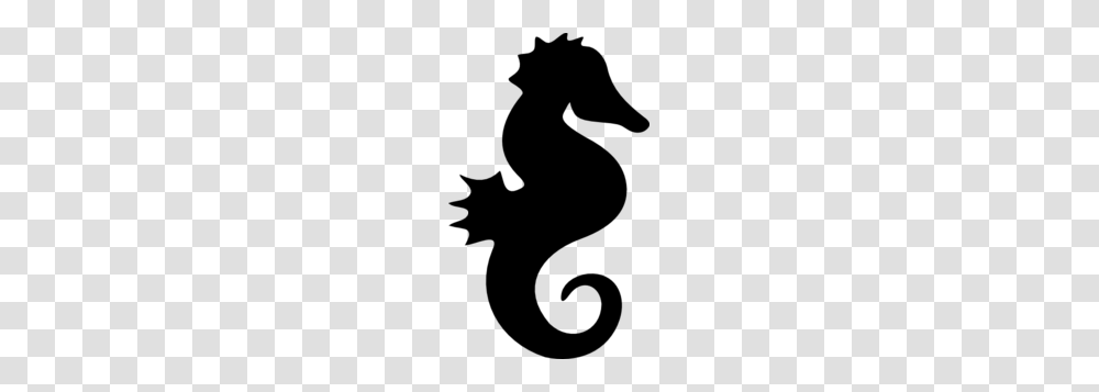 Sea Horse Silhouette Clip Art, Gray, World Of Warcraft Transparent Png