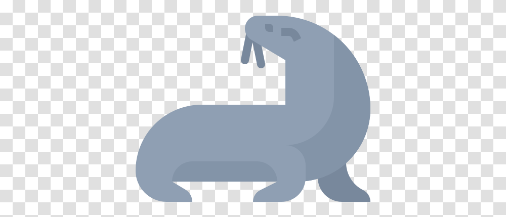 Sea Lion Free Animals Icons Walrus, Mammal, Silhouette, Building, Outdoors Transparent Png